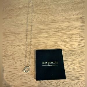 Dana Rebecca Sadie Pearl Baguette Toggle Necklace